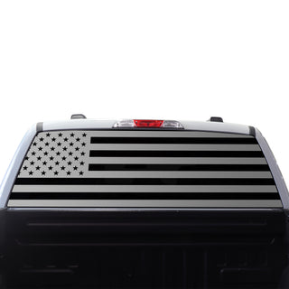 American Flag Rear Side Window Vinyl Decal Stickers Fits Ford F-150 F150 2015-2024