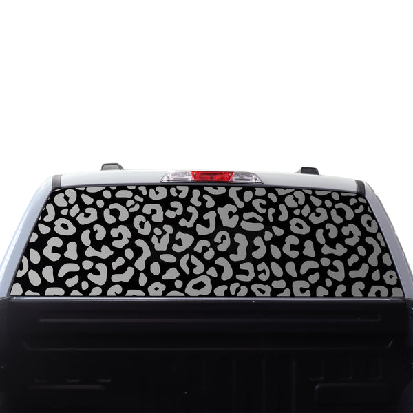 Animal Leopard Cow Paw Heart Window Vinyl Decal Stickers Fits Ford F - 150 F150 2015 - 2024 - Bogar Tech Designs