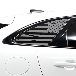 Quarter Window American Flag Vinyl Decal Stickers Fits Jaguar F - Pace 2017 - 2025 - Bogar Tech Designs