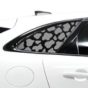 Animal Leopard Cheetah Cow Quarter Window Vinyl Decal Stickers Fits Jaguar F - Pace 2017 - 2024 - Bogar Tech Designs