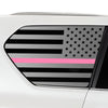 Quarter Window American Flag Vinyl Decal Stickers Fits Lexus GX 2018 - 2023 - Bogar Tech Designs