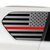 Quarter Window American Flag Vinyl Decal Stickers Fits Lexus GX 2018 - 2023 - Bogar Tech Designs