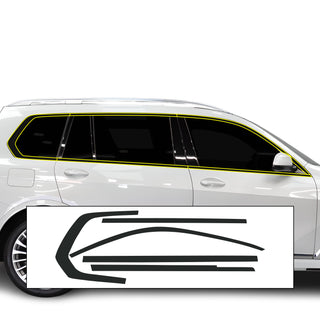 Vinyl Chrome Delete Blackout Decal Stickers Overlay Film Fits BMW X7 2019 - 2025 - Bogar Tech Designs