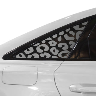 Animal Leopard Cheetah Cow Quarter Window Vinyl Decal Stickers Fits Audi A6 S6 2019 - 2024 - Bogar Tech Designs
