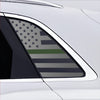 Quarter Window American Flag Vinyl Decal Stickers Fits Audi Q3 2019 - 2025 - Bogar Tech Designs