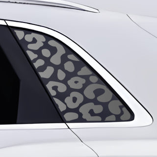 Animal Leopard Cheetah Cow Quarter Window Vinyl Decal Stickers Fits Audi Q3 2019 - 2024 - Bogar Tech Designs