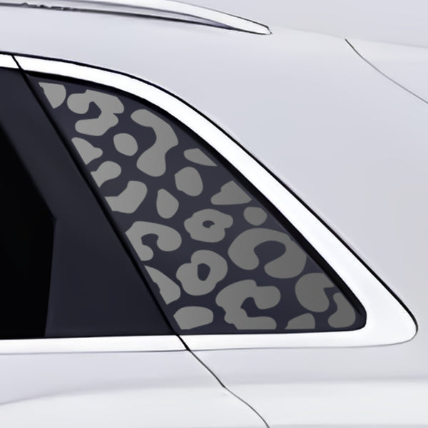 Animal Leopard Cheetah Cow Quarter Window Vinyl Decal Stickers Fits Audi Q3 2019 - 2024 - Bogar Tech Designs