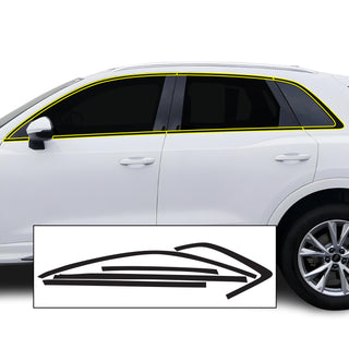 Vinyl Chrome Delete Blackout Decal Stickers Overlay Film Fits Audi Q3 2019 - 2025 - Bogar Tech Designs