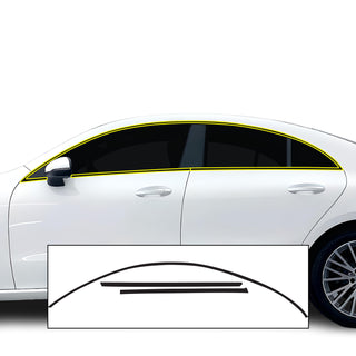 Vinyl Chrome Delete Blackout Decal Stickers Overlay Film Fits Mercedes Benz CLA 200 250 2020 - 2025 - Bogar Tech Designs