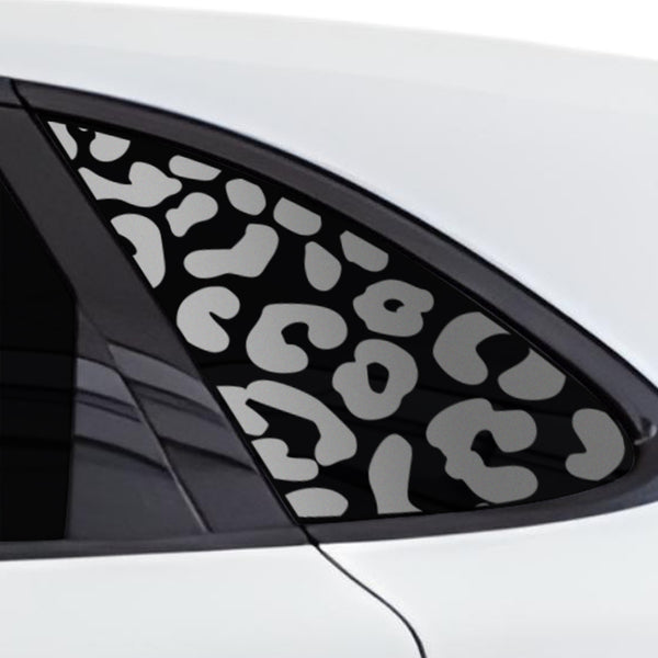 Animal Leopard Cheetah Cow Window Vinyl Decal Stickers Fits Porsche Cayenne 2020+ - Bogar Tech Designs
