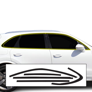 Vinyl Chrome Delete Blackout Decal Stickers Overlay Film Fits Porsche Cayenne SUV 2020 - 2025 - Bogar Tech Designs