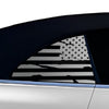 Fits BMW 4 Series Convertible 2021 - 2025 Quarter Window American Flag Vinyl Decal Stickers - Bogar Tech Designs