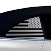 Fits BMW 4 Series Convertible 2021 - 2025 Quarter Window American Flag Vinyl Decal Stickers - Bogar Tech Designs
