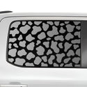 Animal Leopard Cow Window Vinyl Decal Stickers Fits Ford F - 150 F150 Lightning 2022+ - Bogar Tech Designs