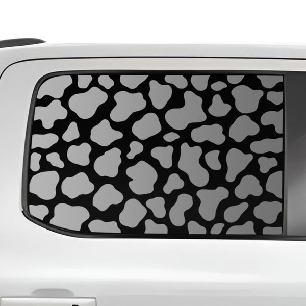 Animal Leopard Cow Window Vinyl Decal Stickers Fits Ford F - 150 F150 Lightning 2022+ - Bogar Tech Designs