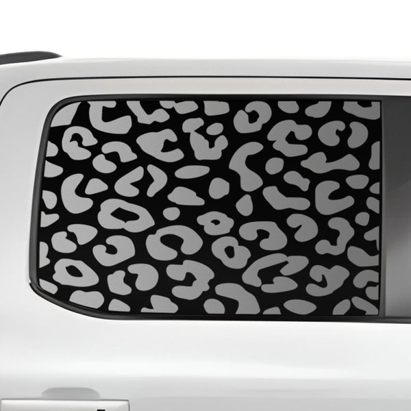 Animal Leopard Cow Window Vinyl Decal Stickers Fits Ford F - 150 F150 Lightning 2022+ - Bogar Tech Designs