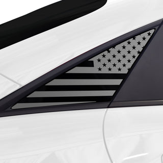 Quarter Window American Flag Vinyl Decal Stickers Fits Hyundai Ioniq 6 2023 - 2025 - Bogar Tech Designs