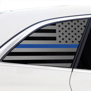 Quarter Window American Flag Vinyl Decal Stickers Fits Mercedes Benz EQS 2022 - 2025 - Bogar Tech Designs