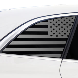 Quarter Window American Flag Vinyl Decal Stickers Fits Mercedes Benz EQS 2022 - 2025 - Bogar Tech Designs