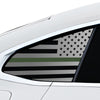 Fits BMW i4 2022 - 2025 Quarter Window American Flag Vinyl Decal Stickers - Bogar Tech Designs