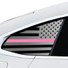 Fits BMW i4 2022 - 2025 Quarter Window American Flag Vinyl Decal Stickers - Bogar Tech Designs