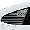 Fits BMW i4 2022 - 2025 Quarter Window American Flag Vinyl Decal Stickers - Bogar Tech Designs