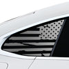 Fits BMW i4 2022 - 2025 Quarter Window American Flag Vinyl Decal Stickers - Bogar Tech Designs