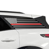 Fits Chevrolet Blazer EV 2024 - 2025 Quarter Window American Flag Vinyl Decal Stickers - Bogar Tech Designs