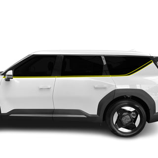 Vinyl Chrome Delete Blackout Decal Stickers Overlay Film Fits Kia EV9 2024 - 2025 - Bogar Tech Designs