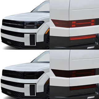 Fits Hyundai Santa Fe 2024-2026 Full Headlight Taillight Precut Smoked PPF Tint Kit Film Overlay