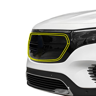 Fits Mercedes - Benz EQB 2022+ Vinyl Chrome Delete Grille Blackout Decal Stickers Overlay Film - Bogar Tech Designs