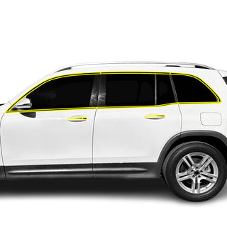 Fits Mercedes - Benz GLB 2020+ Vinyl Chrome Delete Grille Blackout Decal Stickers Overlay Film - Bogar Tech Designs
