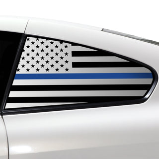 Quarter Window American Flag Vinyl Decal Stickers Fits Infiniti G37 2008 - 2013 - Bogar Tech Designs