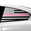 Quarter Window American Flag Vinyl Decal Stickers Fits Infiniti G37 2008 - 2013 - Bogar Tech Designs
