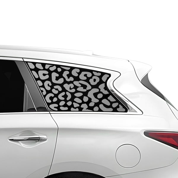 Fits Infiniti QX60 2016 - 2020 Animal Leopard Cheetah Cow Window Vinyl Decal Stickers - Bogar Tech Designs