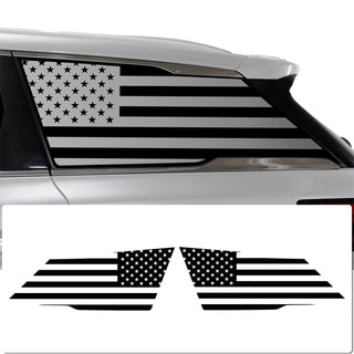 Quarter Window American Flag Vinyl Decal Stickers Fits Infiniti QX60 2022 - 2025 - Bogar Tech Designs