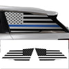 Quarter Window American Flag Vinyl Decal Stickers Fits Infiniti QX60 2022 - 2025 - Bogar Tech Designs