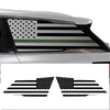 Quarter Window American Flag Vinyl Decal Stickers Fits Infiniti QX60 2022 - 2025 - Bogar Tech Designs