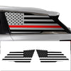 Quarter Window American Flag Vinyl Decal Stickers Fits Infiniti QX60 2022 - 2025 - Bogar Tech Designs