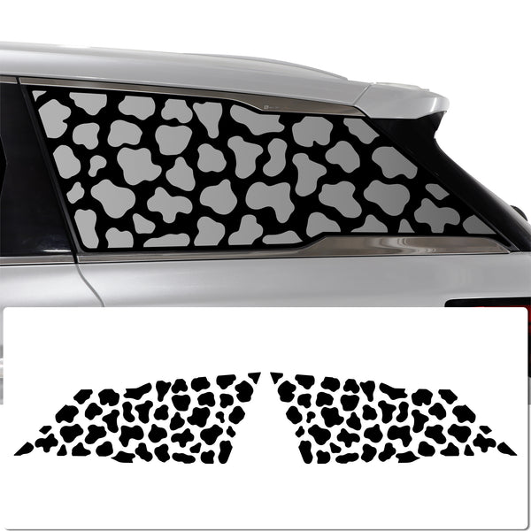 Animal Leopard Cheetah Cow Window Vinyl Decal Stickers Fits Infiniti QX60 2022 - 2024 - Bogar Tech Designs