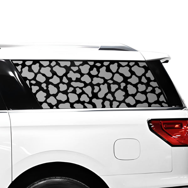 Fits Lincoln Navigator L 2018+ Animal Leopard Cheetah Cow Window Vinyl Decal Stickers - Bogar Tech Designs