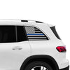 Fits Mercedes - Benz EQB 2022 - 2025 Quarter Window American Flag Vinyl Decal Stickers - Bogar Tech Designs