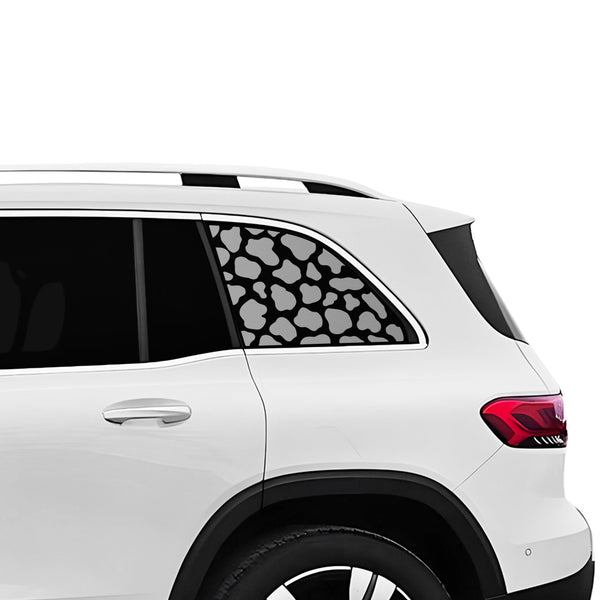 Fits Mercedes - Benz EQB 2022+ Animal Leopard Cheetah Cow Window Vinyl Decal Stickers - Bogar Tech Designs