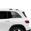 Fits Mercedes - Benz EQB 2022 - 2025 Quarter Window American Flag Vinyl Decal Stickers - Bogar Tech Designs