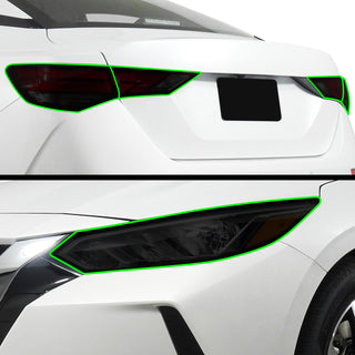 Full Headlight Taillight Precut Smoked PPF Tint Kit Overlay Film Fits Nissan Sentra 2020 - 2025 - Bogar Tech Designs