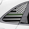 Quarter Window American Flag Vinyl Decal Stickers Fits Porsche Macan 2015 - 2025 - Bogar Tech Designs