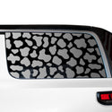 Animal Leopard Cheetah Cow Window Vinyl Decal Stickers Fits Rivian R1S 2022 - 2024 - Bogar Tech Designs
