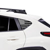 Fits Subaru Crosstrek 2024 - 2025 Quarter Window American Flag Vinyl Decal Stickers - Bogar Tech Designs