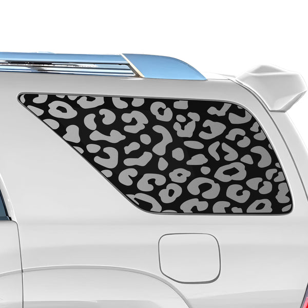 Precut Leopard Cheetah Rear Side Quarter Window Decal Sticker Fits Toyota 4Runner 2003 - 2009 - Bogar Tech Designs