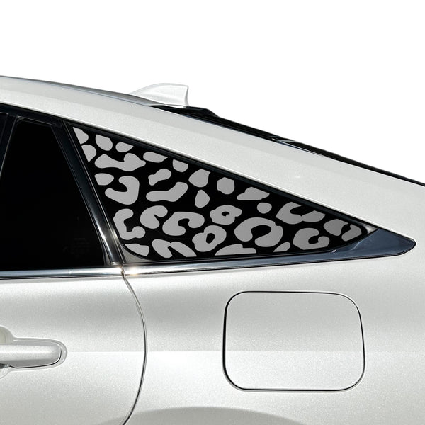 Fits Toyota Mirai 2021+ Animal Leopard Cheetah Cow Window Vinyl Decal Stickers - Bogar Tech Designs